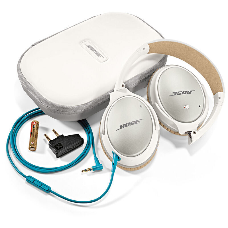 bose头戴式耳机quietcomfort 25(qc25)音乐耳机有源消噪耳机 苹果版